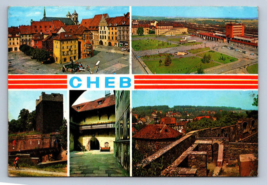 🏛️ Stara pohlednice Cheb Špalíček