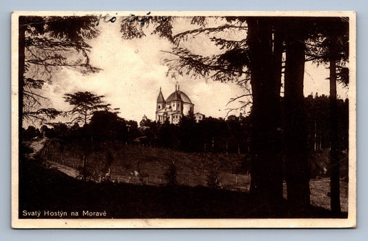 ⛪ Stara pohlednice Svatý Hostýn
