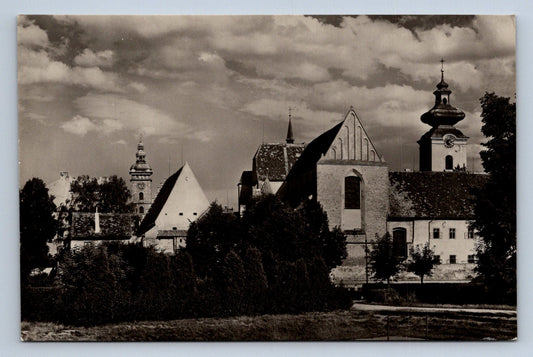 🏛️ Stara pohlednice České Budějovice Solnice a klášter