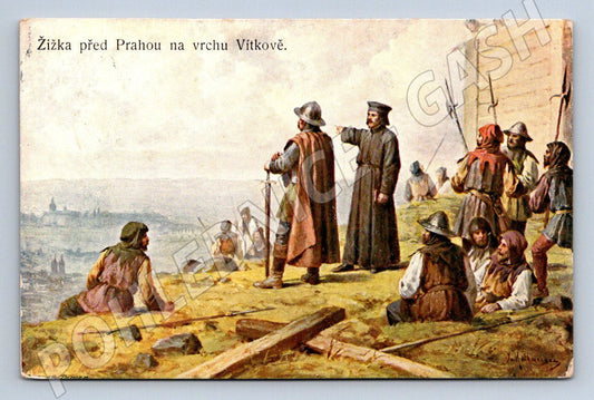 ⚔️ Stara pohlednice historická bitva
