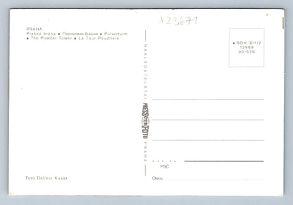 Postcard PRAGUE - POWDER GATE (X23671)