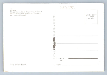 Postcard PRAGUE - NATIONAL THEATRE (X23672)