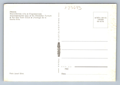 Postcard PRAGUE - OLD TOWN ASTROLOGICAL CLOCK (X23673)