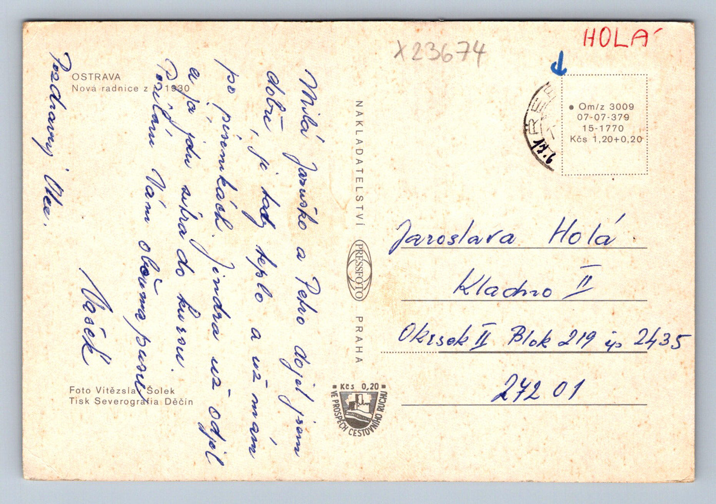 Postcard OSTRAVA (X23674)