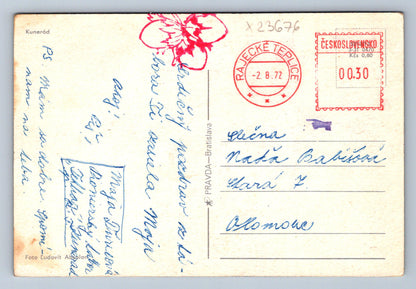 Postcard KUNERÁD (X23676)