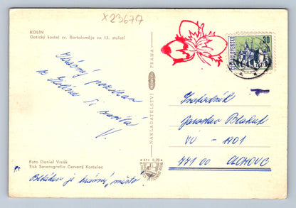 Postcard KOLIN (X23677)