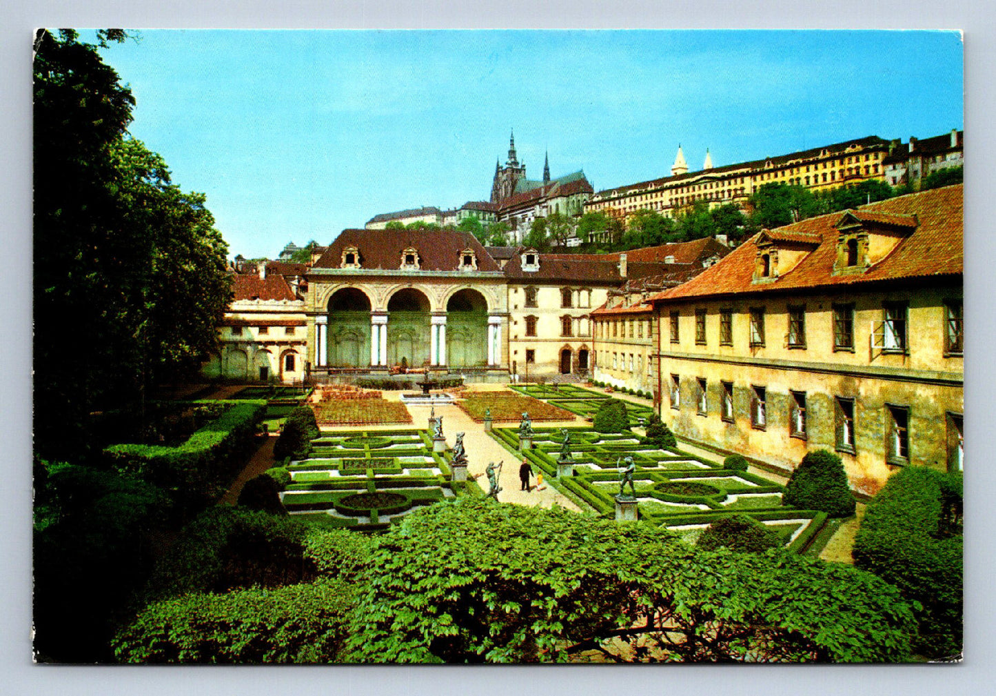 Postcard Prague - sala terrena in the Wallenstein Garden (X23682)