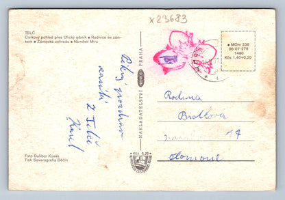 Postcard TELČ (X23683)