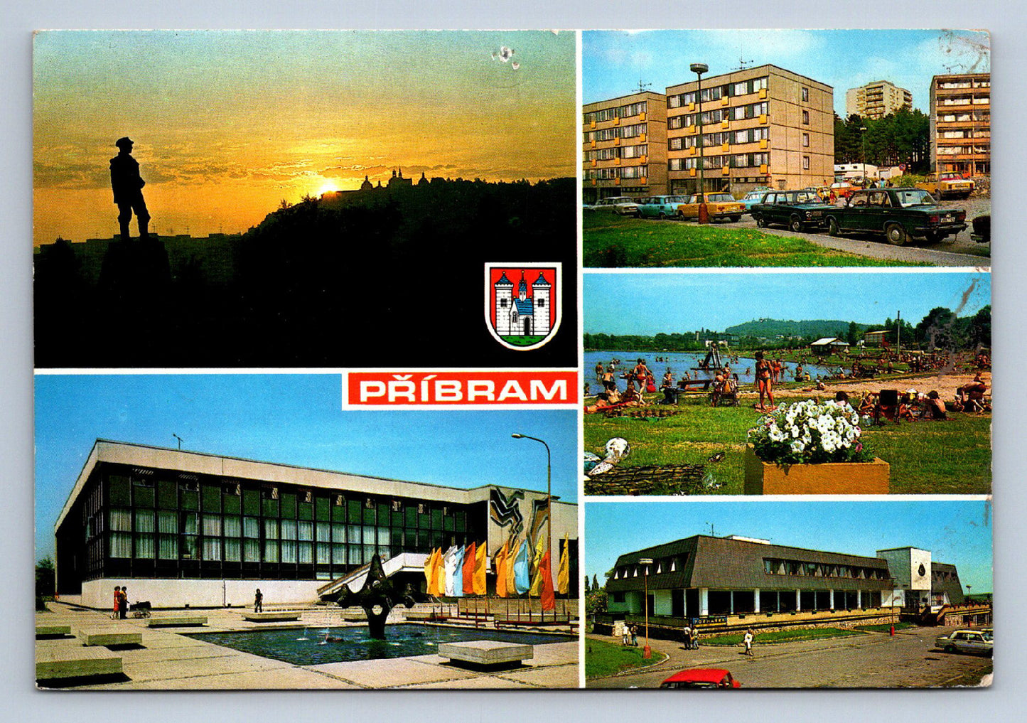 Postcard PRIBRAM (X23687)