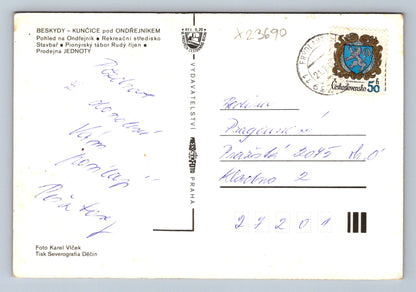 Postcard BESKY MOUNTAINS - KUNČICE POD ONDŘEJNÍKEM (X23690)