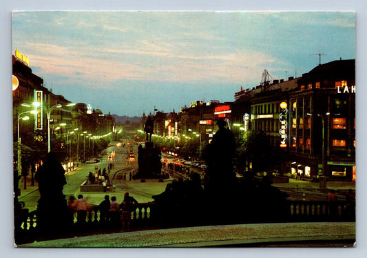 Postcard PRAGUE - WENCESLAWS SQUARE (X23694)