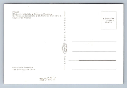 Postcard PRAGUE - CHURCH OF ST. NICHOLAS (X23696)