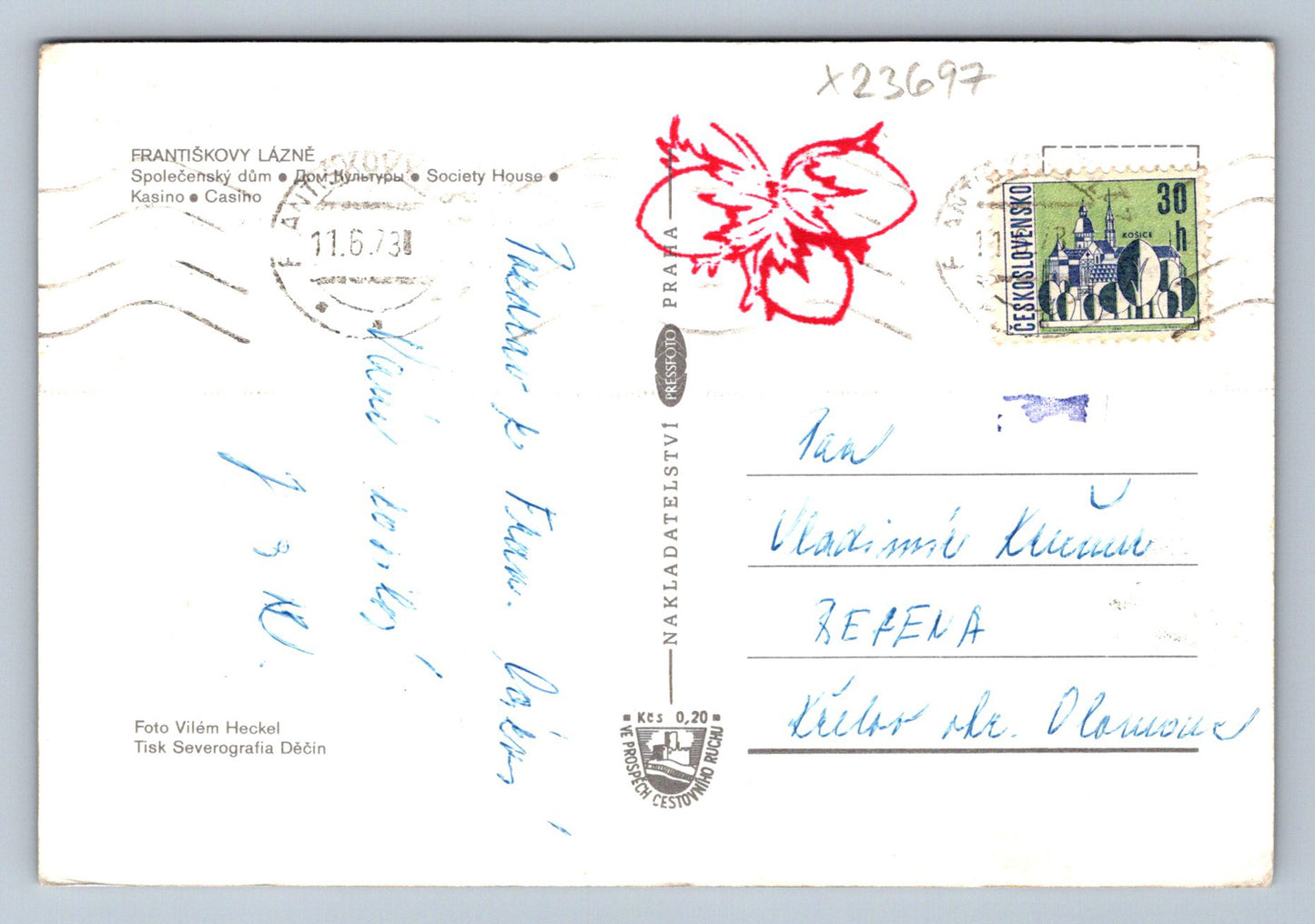 Postcard FRANCIS' SPA (X23697)