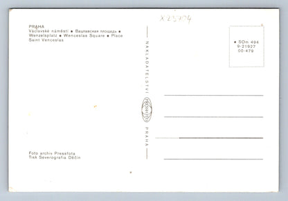 Postcard PRAGUE - WENCELAS SQUARE (X23704)