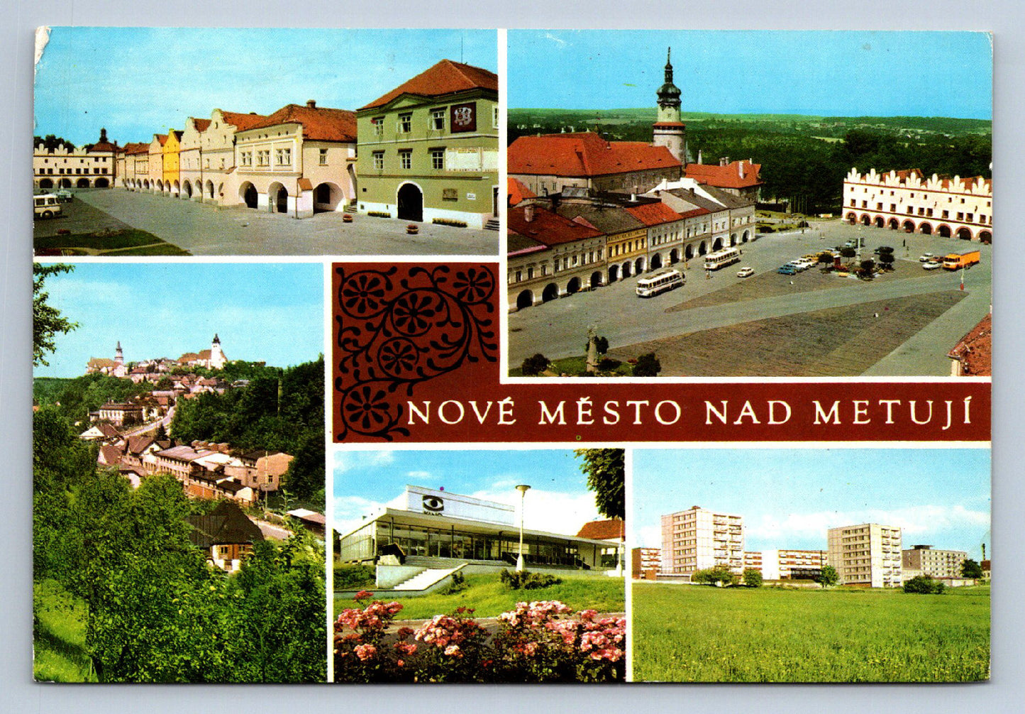 Postcard NEW TOWN OVER METUJI (X23712)