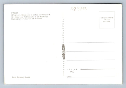 Postcard PRAGUE - CHURCH OF ST. NICHOLAS (X23713)