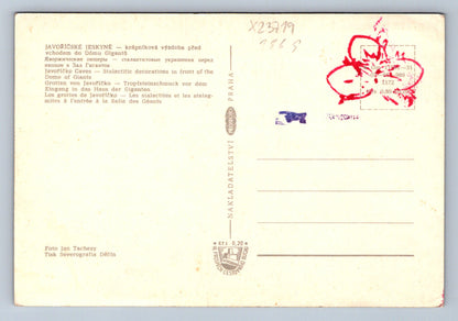 JAVOŘIČSKÉ CAVE Postcard (X23719)
