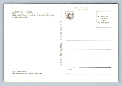Postcard JINDŘICHŮV HRADEC (X23721)