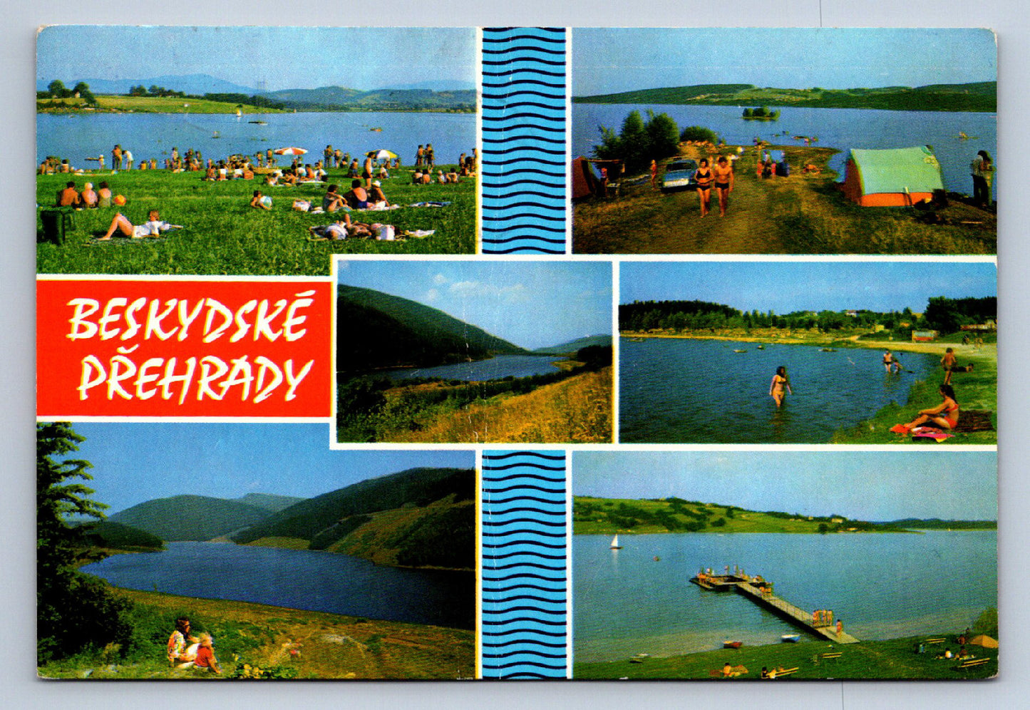 Postcard BESKYD DAMS (X23744)