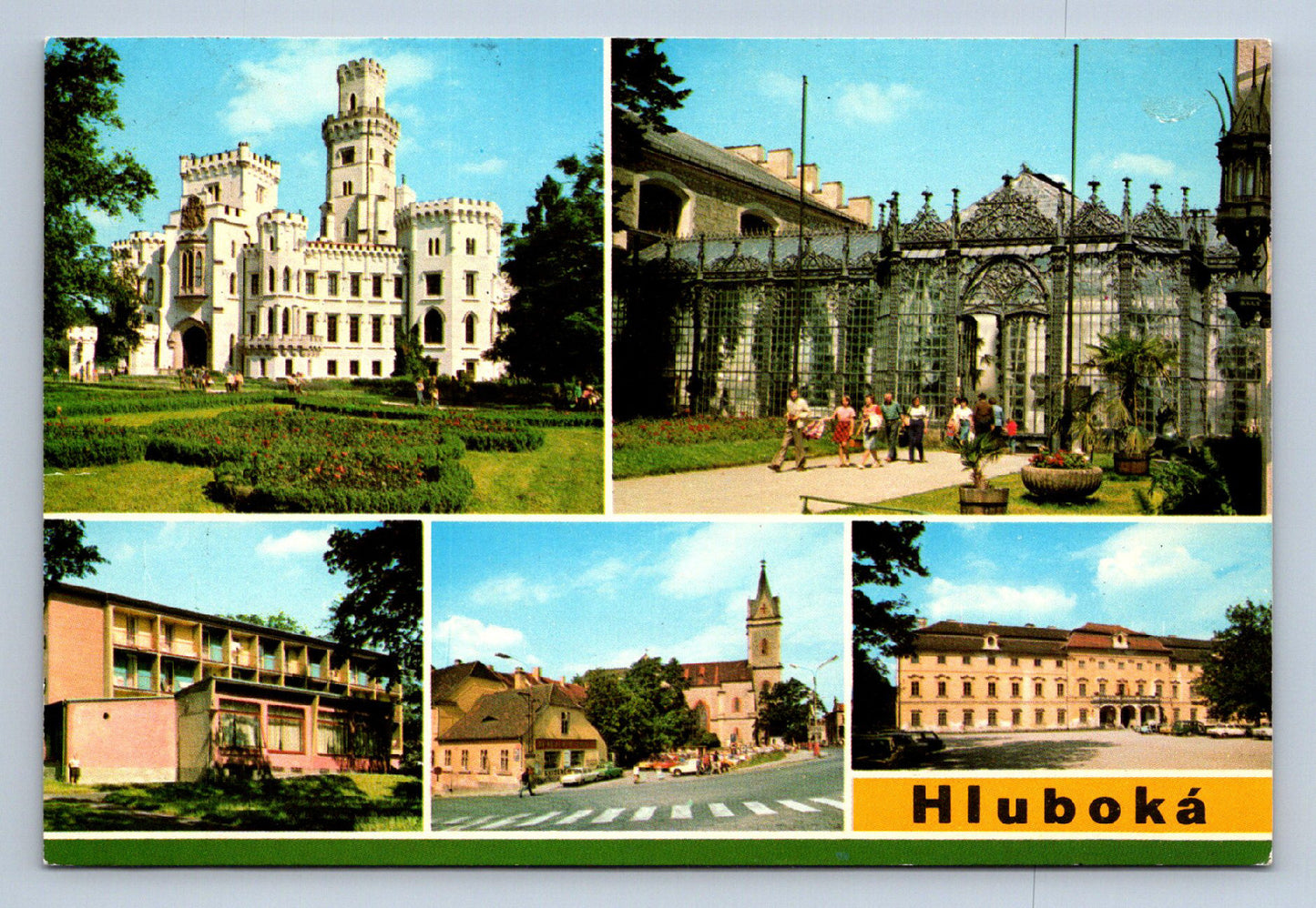 Postcard HLUBOKA NAD VLTAVOU - STATE CASTLE (X23747)