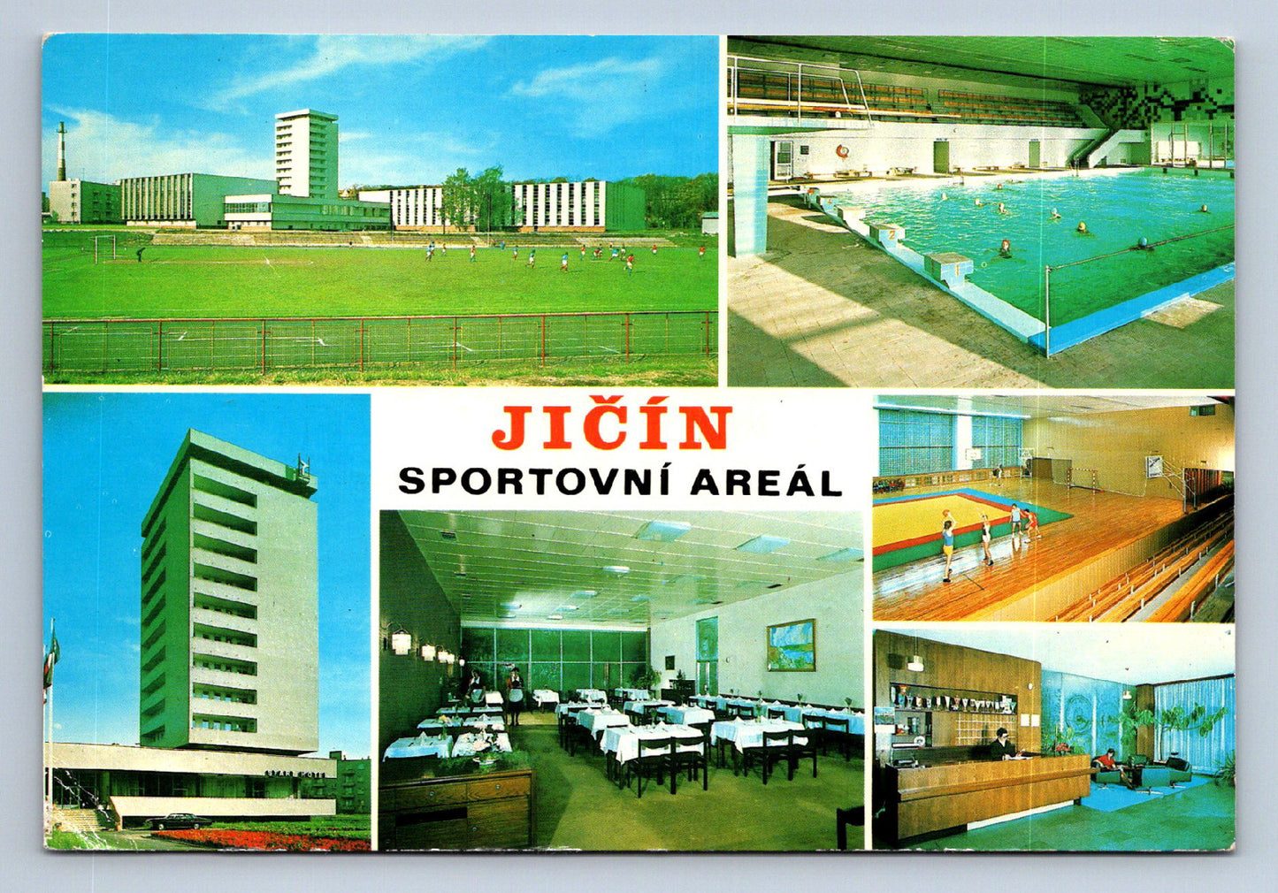 Postcard JIČÍN - SPORTS AREAL (X23750)