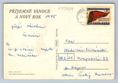 Postcard MERRY CHRISTMAS AND A HAPPY NEW YEAR (X23759)