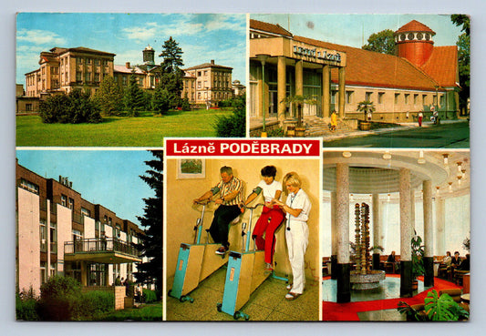 Postcard LÁZNĚ PODEBRADY (X23762)