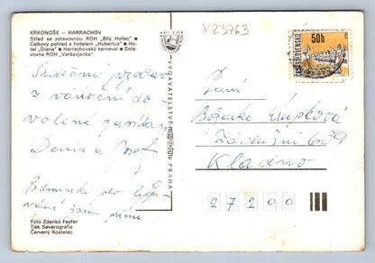 Postcard HARRACHOV KRKONOSE (X23763)