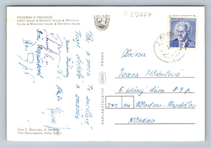 Postcard KRKONOSE (X23777)