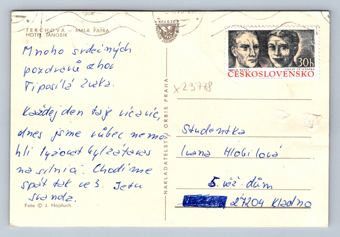 Pohlednice TERCHOVA - MALÁ FATRA (X23778)