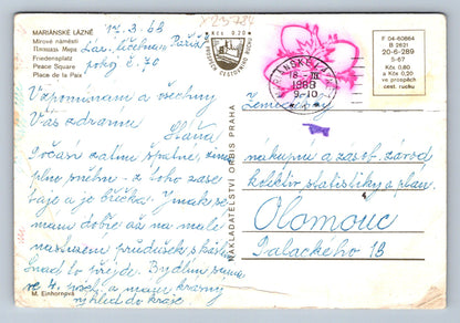 Postcard MARIANSKÉ LÁZNĚ (X23784)