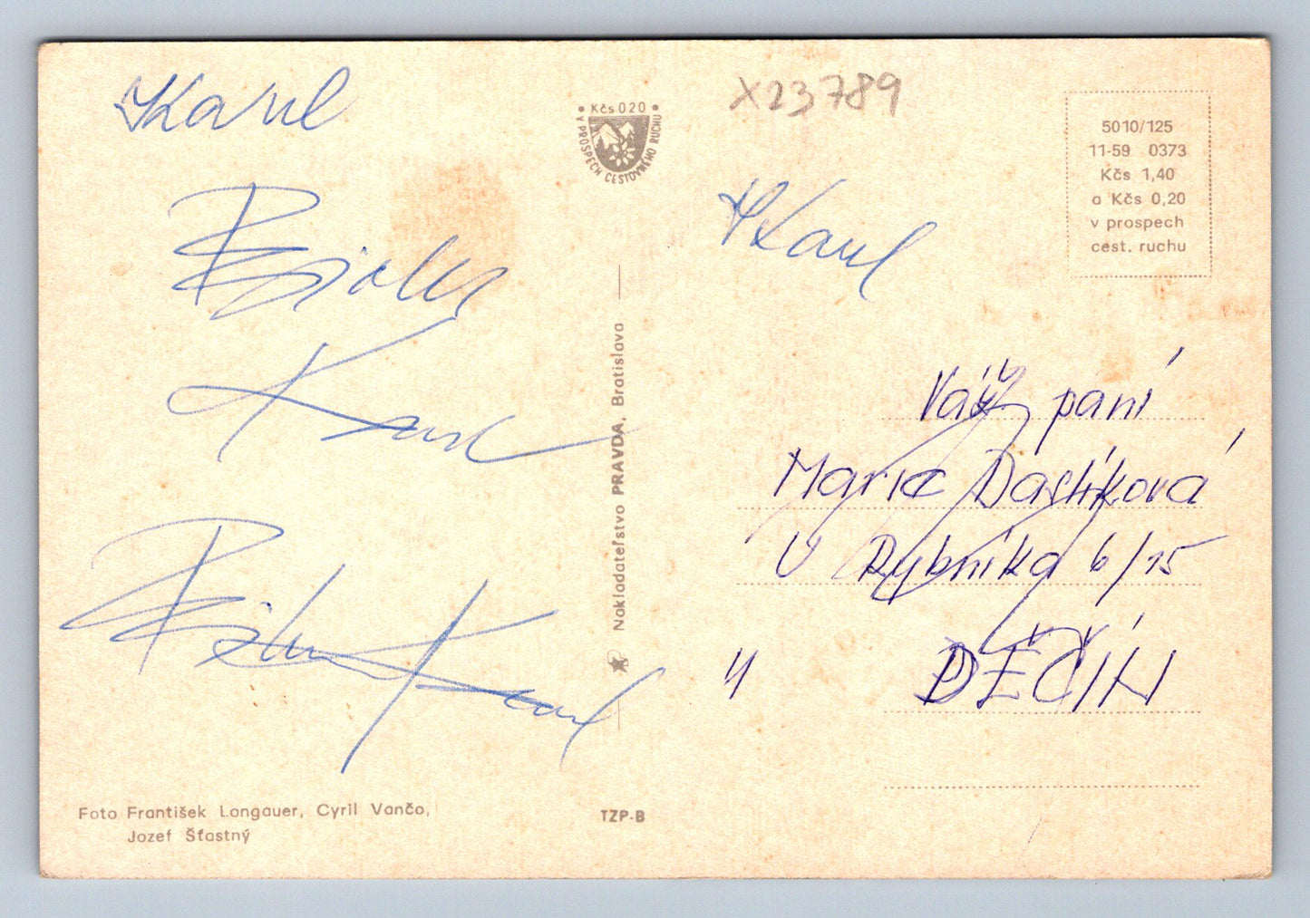 Pohlednice BANSKÁ ŠTIAVNICA (X23789)