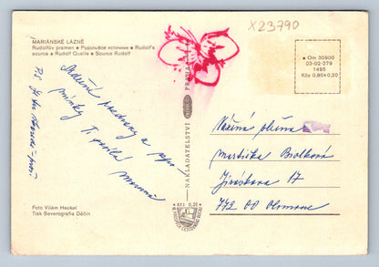 Postcard MARIANSKÉ LÁZNĚ (X23790)