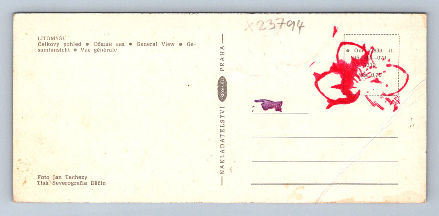Postcard LYTOMYŠL (X23794)