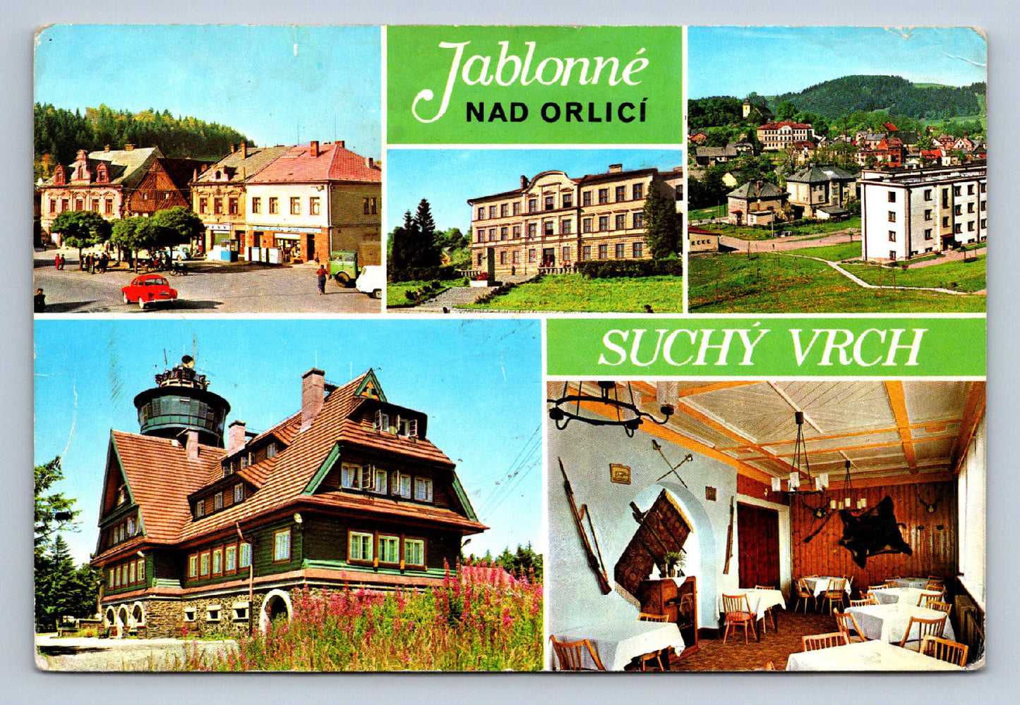 Postcard JABLONNÉ NAD ORLICÍ (X23803)