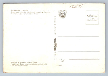 Postcard TEREZIN MONUMENT (X23815)