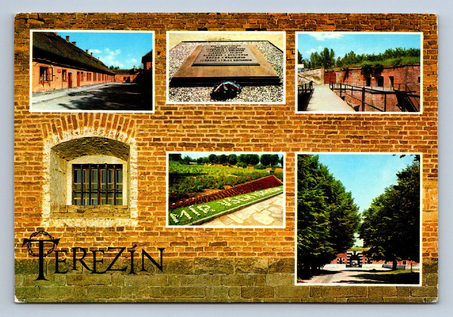 Postcard TEREZIN MONUMENT (X23815)