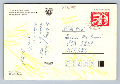 Postcard LEDNICE - STATE CASTLE (X23819)