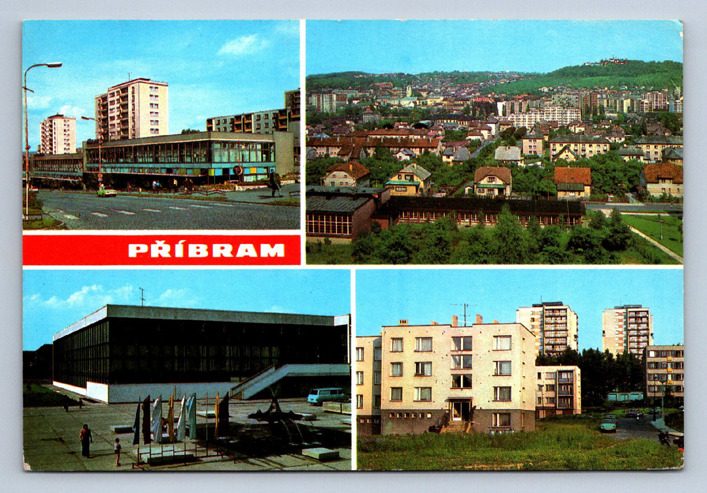 Postcard PRIBRAM (X23823)