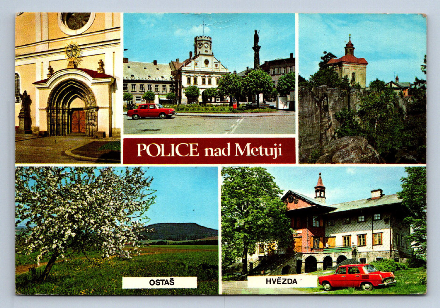 Postcard POLICE ABOVE METUJÍ (X23825)