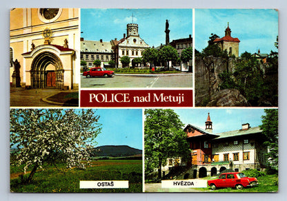 Postcard POLICE ABOVE METUJÍ (X23825)