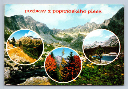 Pohlednice POZDRAV Z POPRADSKÉHO PLESA - VYSOKÉ TATRY (X23827)