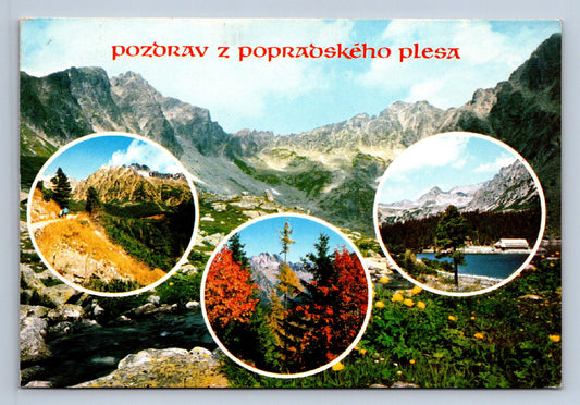 Pohlednice POZDRAV Z POPRADSKÉHO PLESA - VYSOKÉ TATRY (X23827)