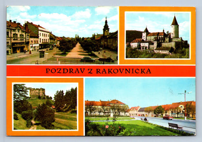 Postcard GREETINGS FROM RAKOVNICK (X23830)