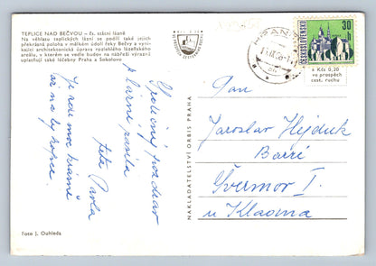 Pohlednice TEPLICE NAD BEČVOU (X23858)