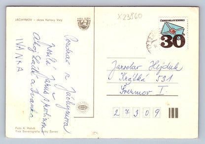 Pohlednice JÁCHYMOV - OKRES KARLOVY VARY (X23860)