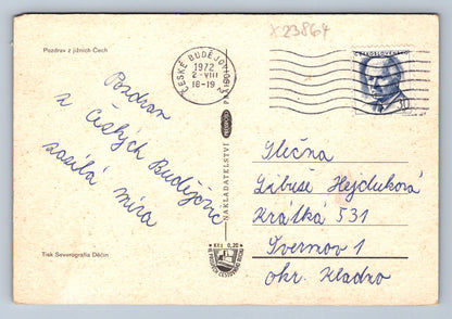 Pohlednice JIHOČESKÝ KRAJ (X23864)