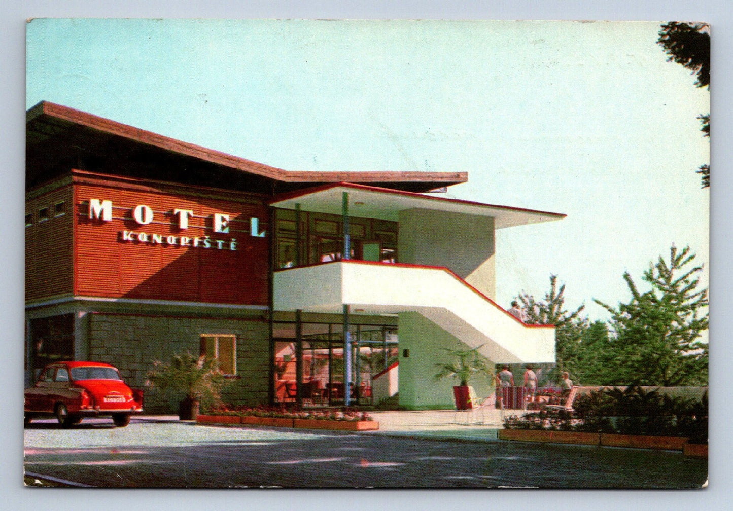 Pohlednice MOTEL KONOPIŠTĚ (X23883)