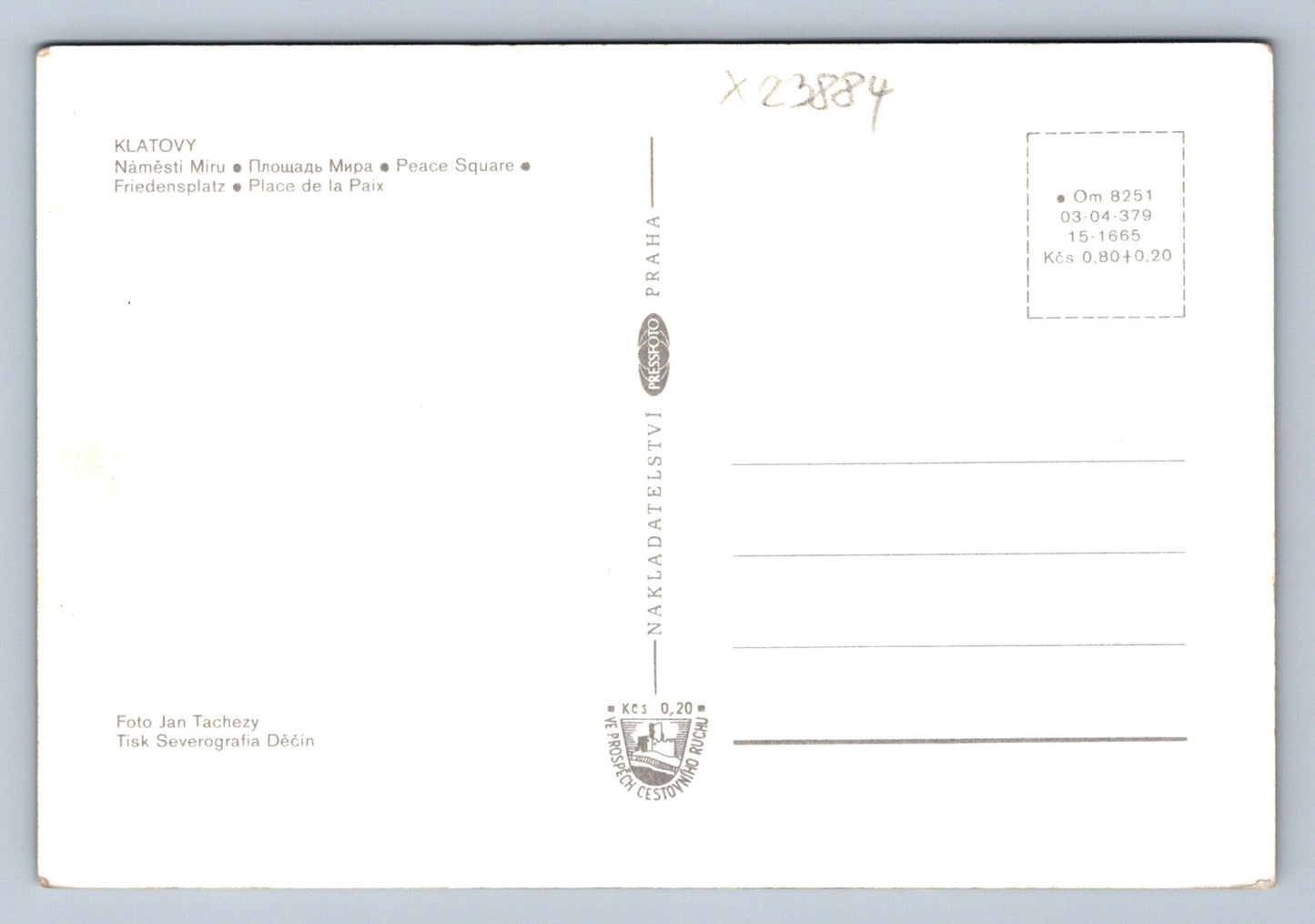 Pohlednice KLATOVY (X23884)