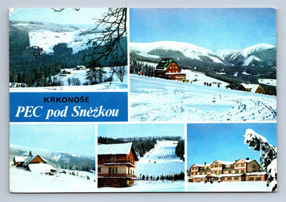 Pohlednice KRKONOŠE PEC POD SNĚŽKOU (X23893)